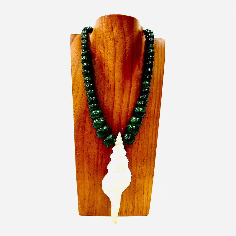 Necklace - Guatamala Jade and Shell 4