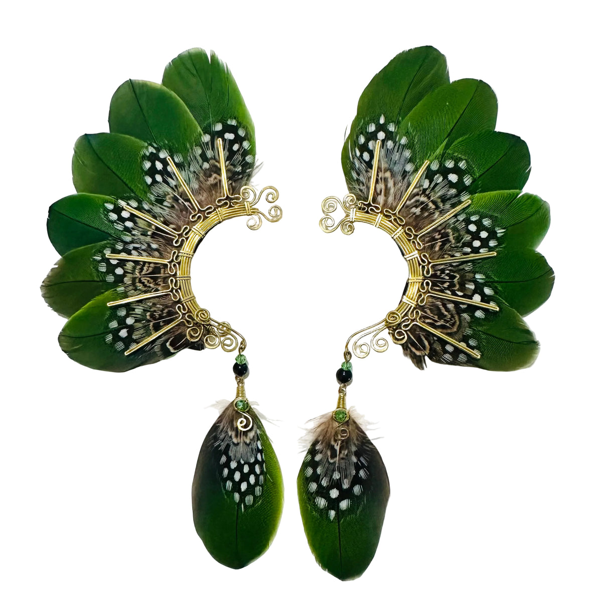 Feather wing cuff Earrings 1286