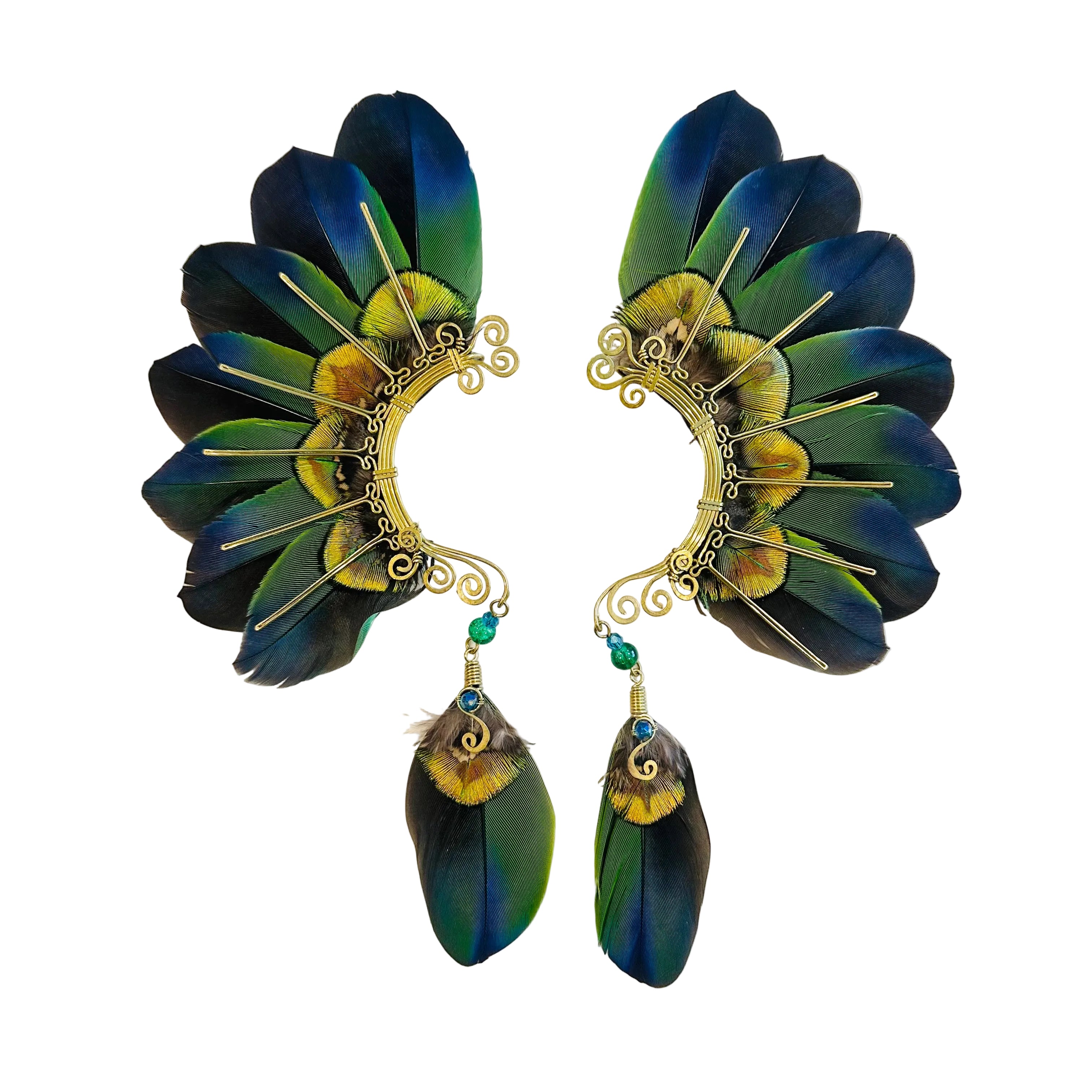 Feather wing cuff Earrings 1267