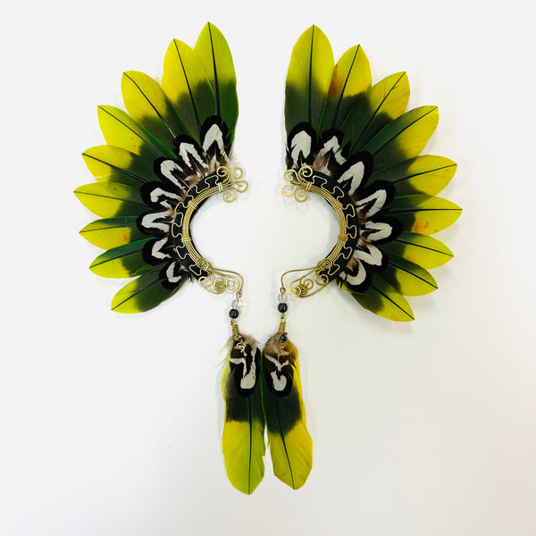 Feather wing cuff Earrings 1040