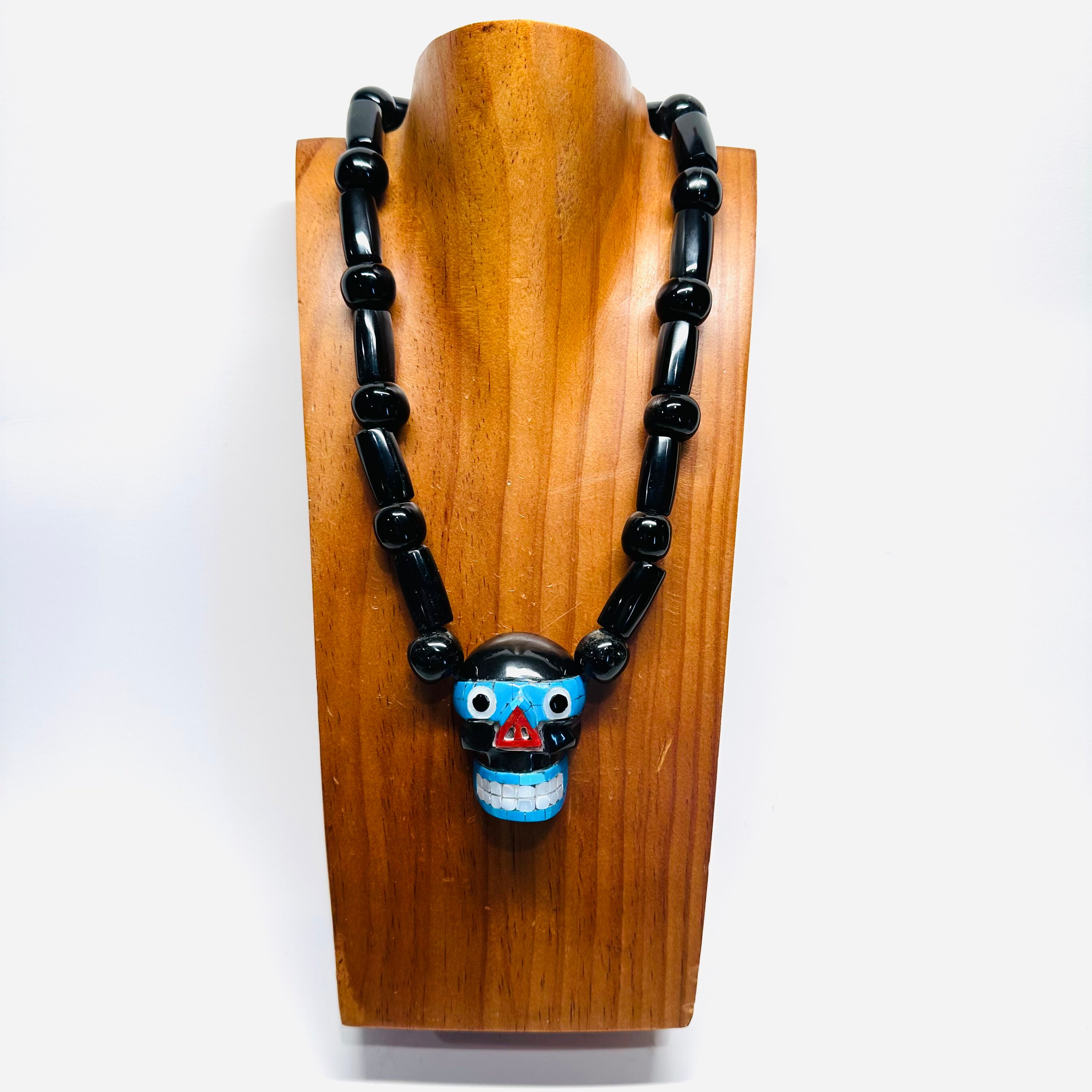 Necklace - Obsidian Tezcatlipoka