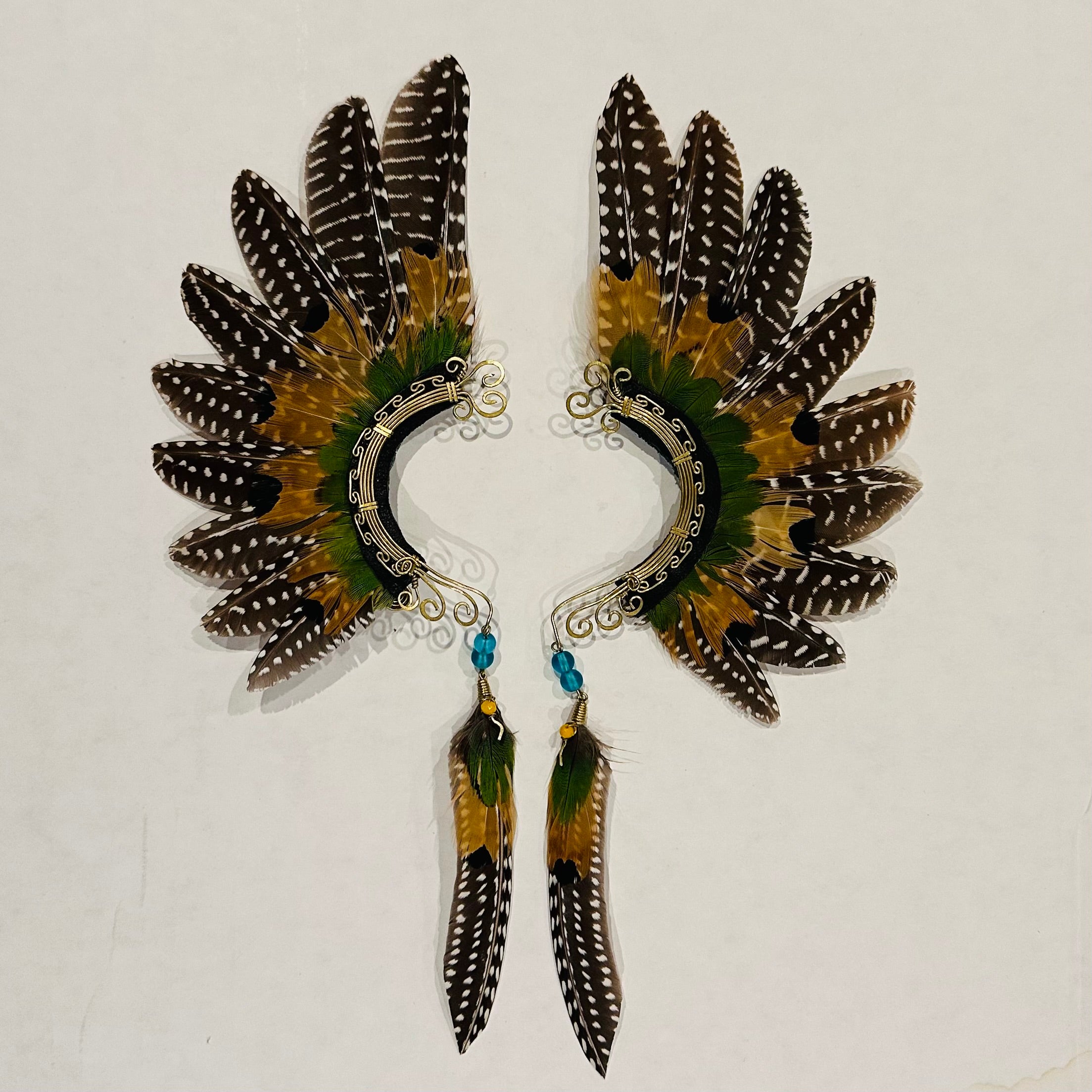 Feather wing cuff Earrings 1026