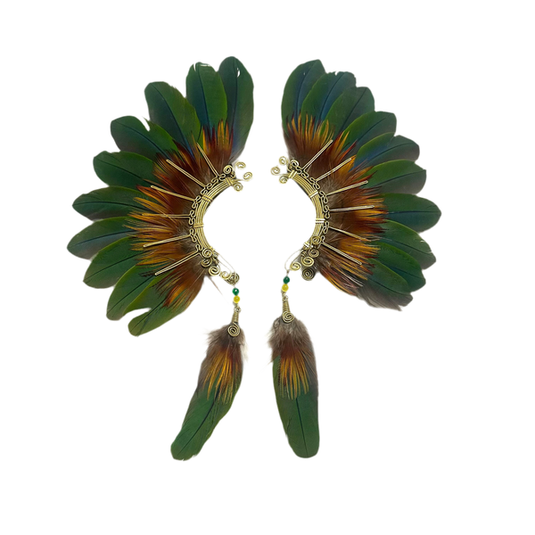 Feather wing cuff Earrings 1082