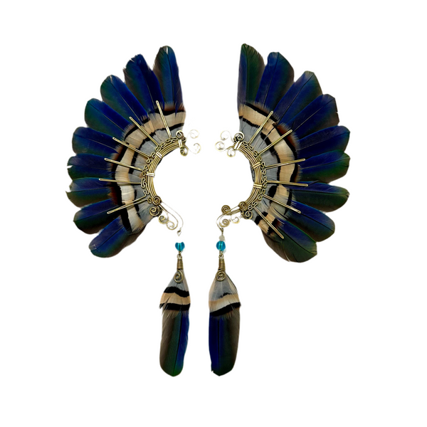 Feather wing cuff Earrings 1115