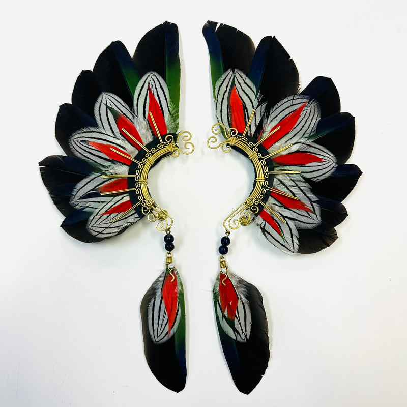 Feather wing cuff Earrings 1064