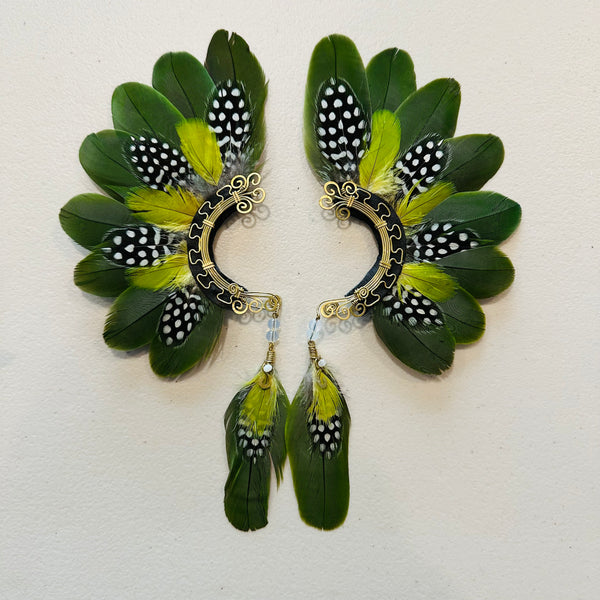 Feather wing cuff Earrings 983