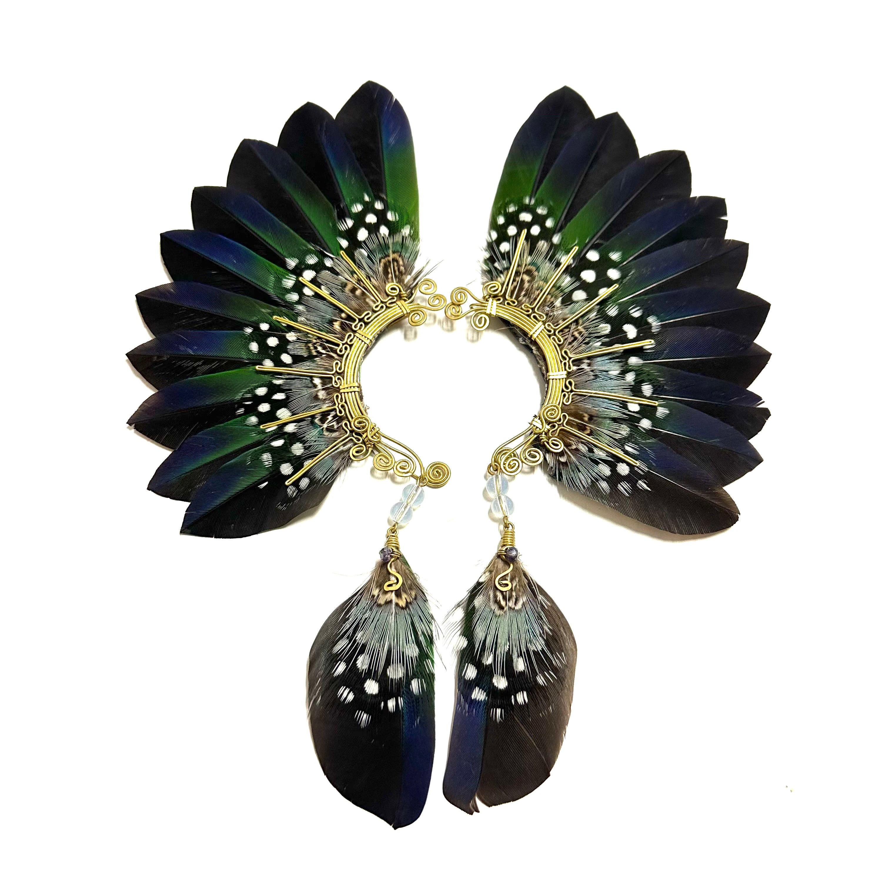 Feather wing cuff Earrings 1102