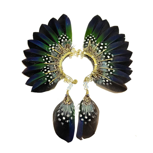 Feather wing cuff Earrings 1102