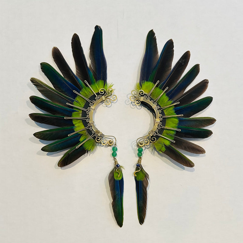 Feather wing cuff Earrings 998