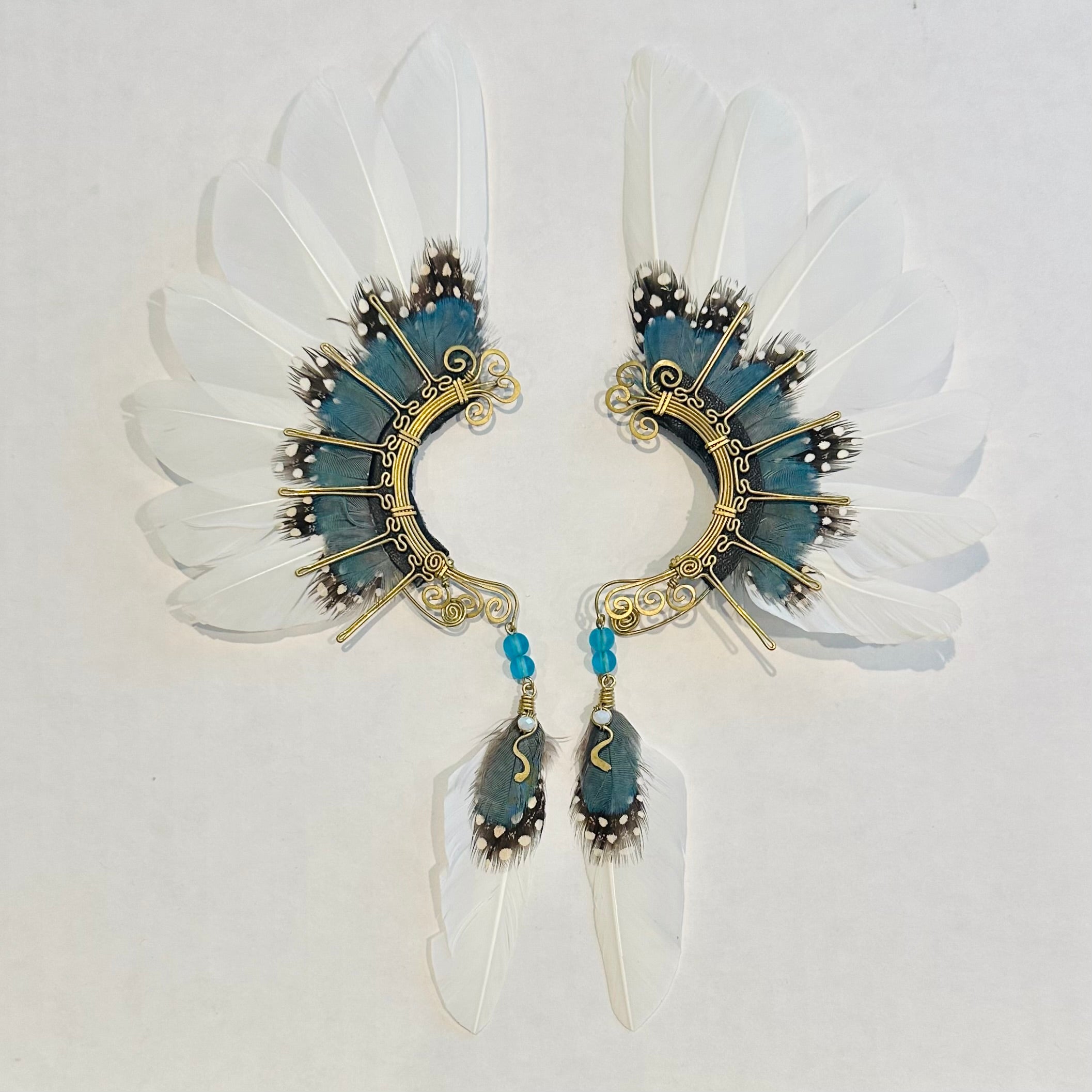 Feather wing cuff Earrings 1012