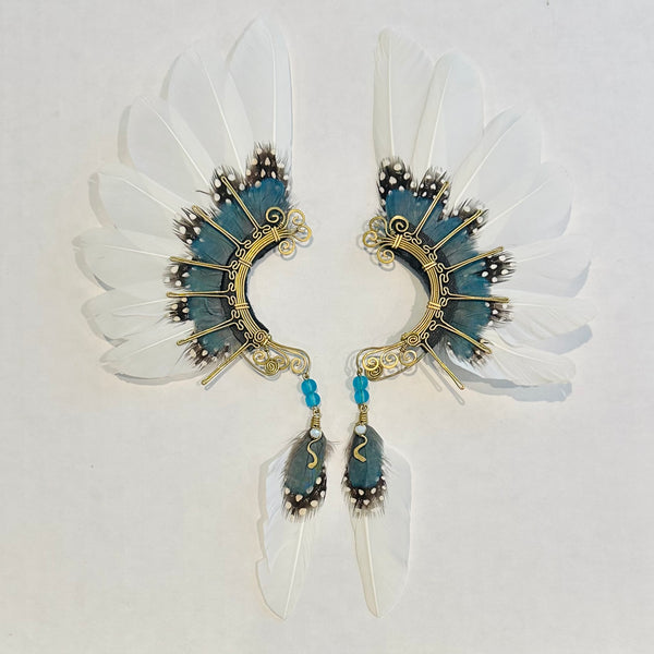 Feather wing cuff Earrings 1012