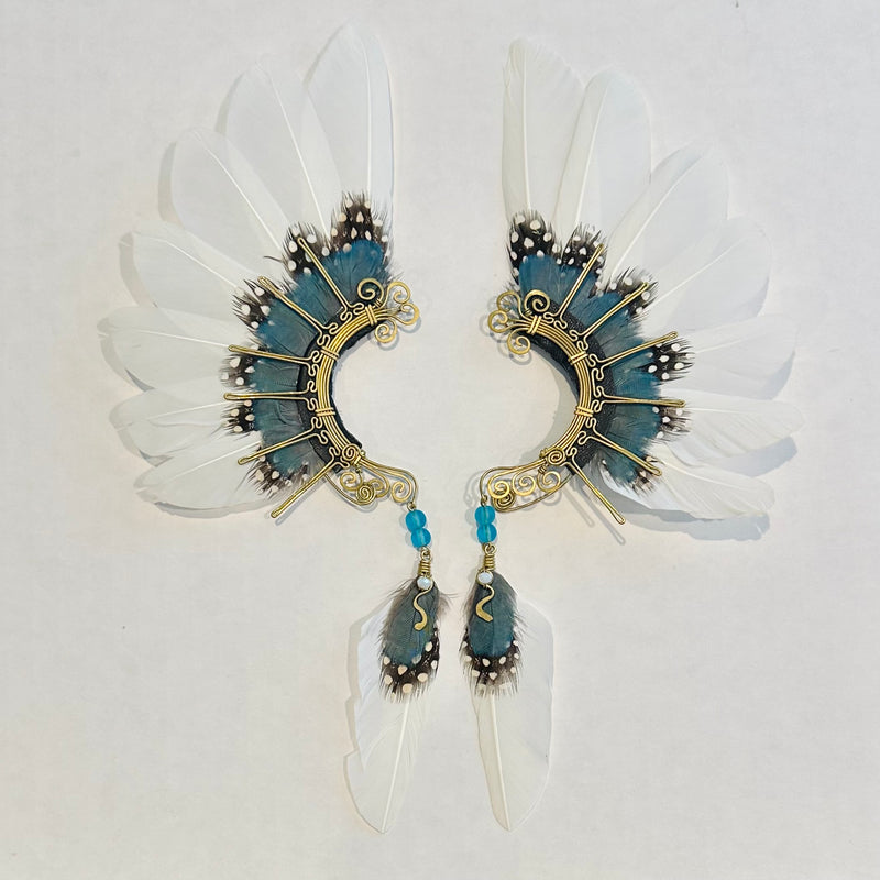 Feather wing cuff Earrings 1012
