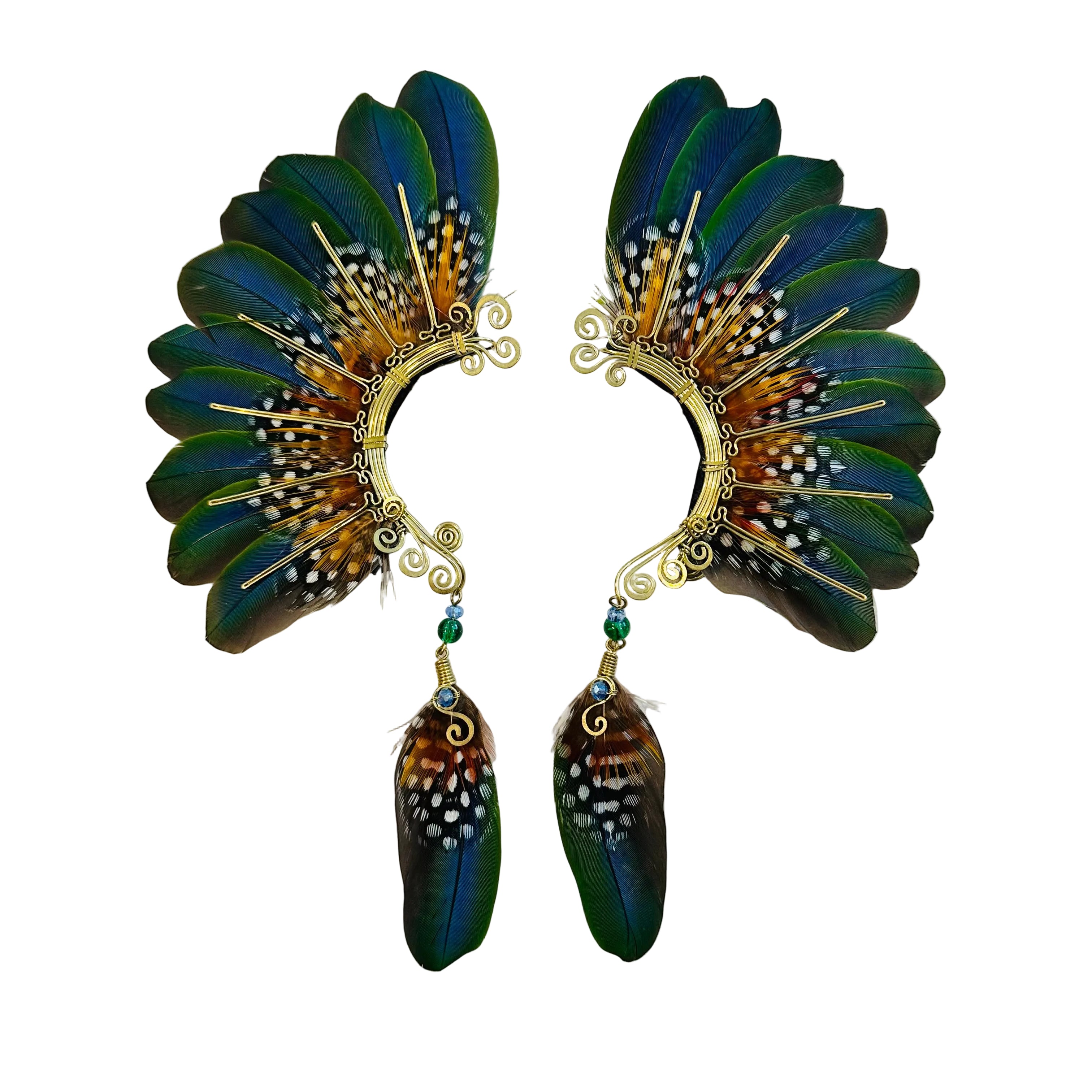 Feather wing cuff Earrings 1259