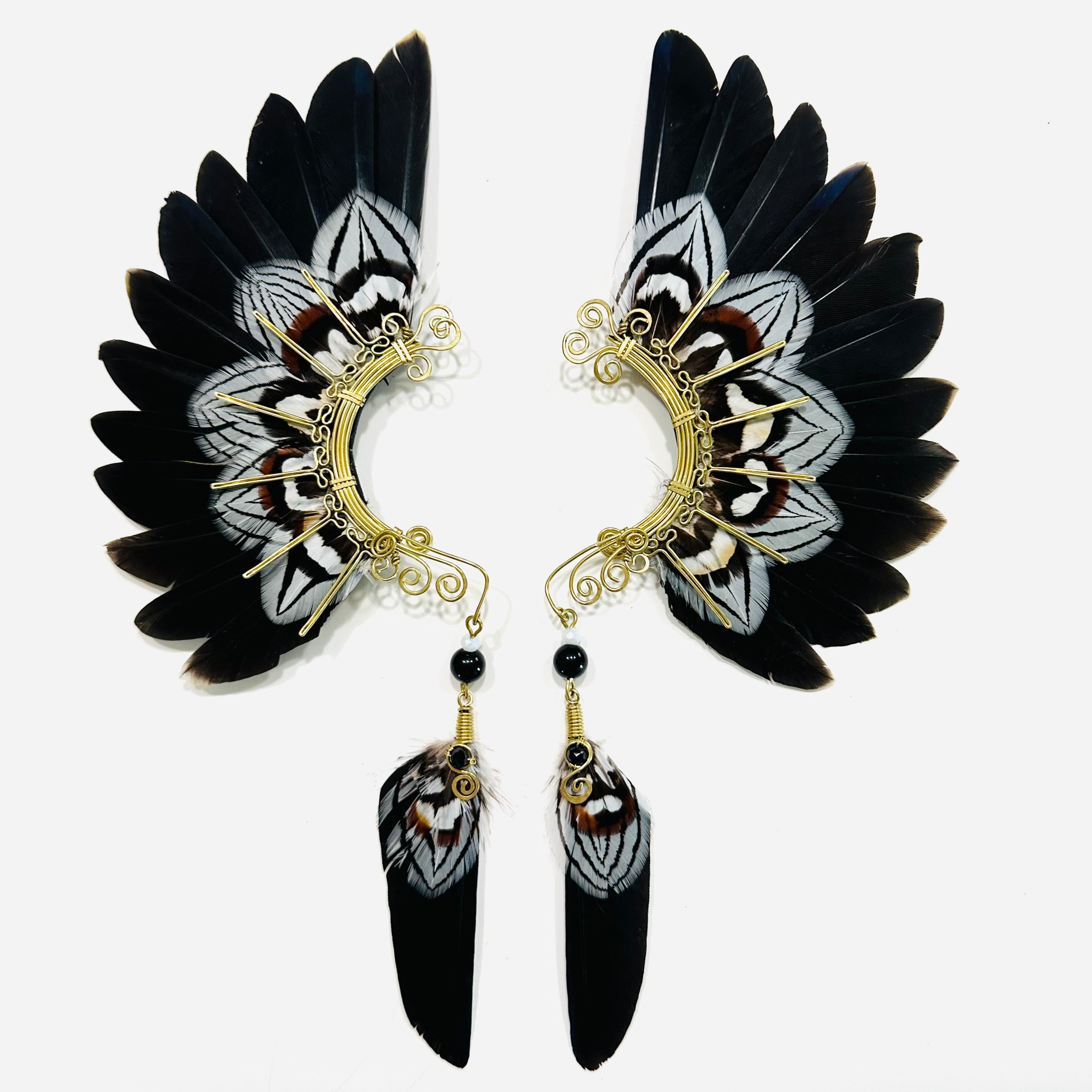Feather wing cuff Earrings 1182