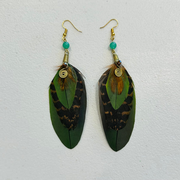 Feather Earrings (Medium) 77