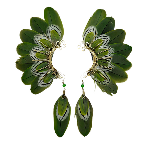 Feather wing cuff Earrings 1119
