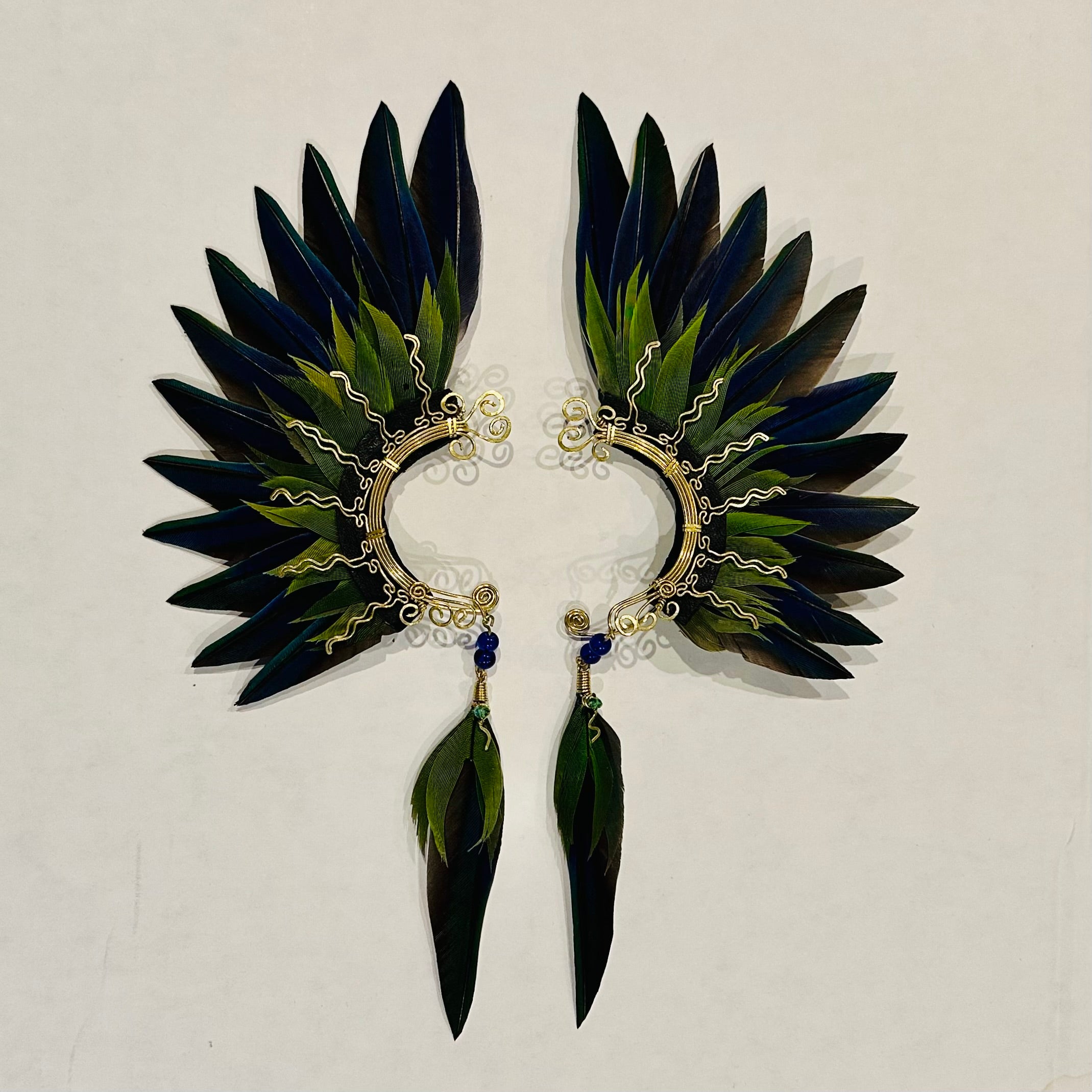 Feather wing cuff Earrings 1022