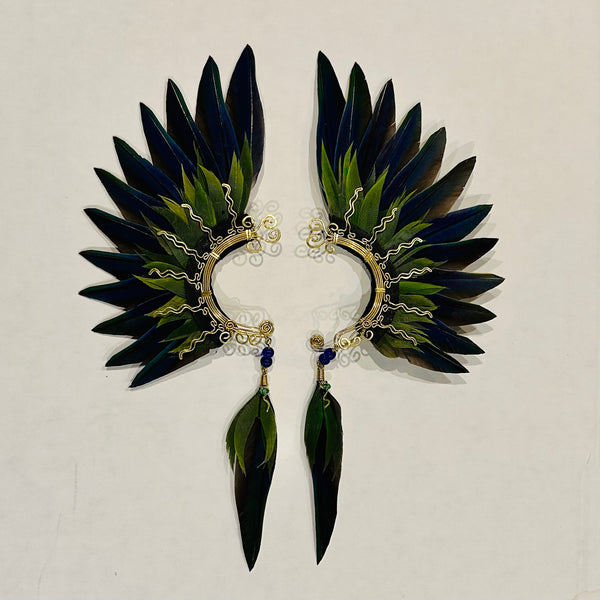 Feather wing cuff Earrings 1022
