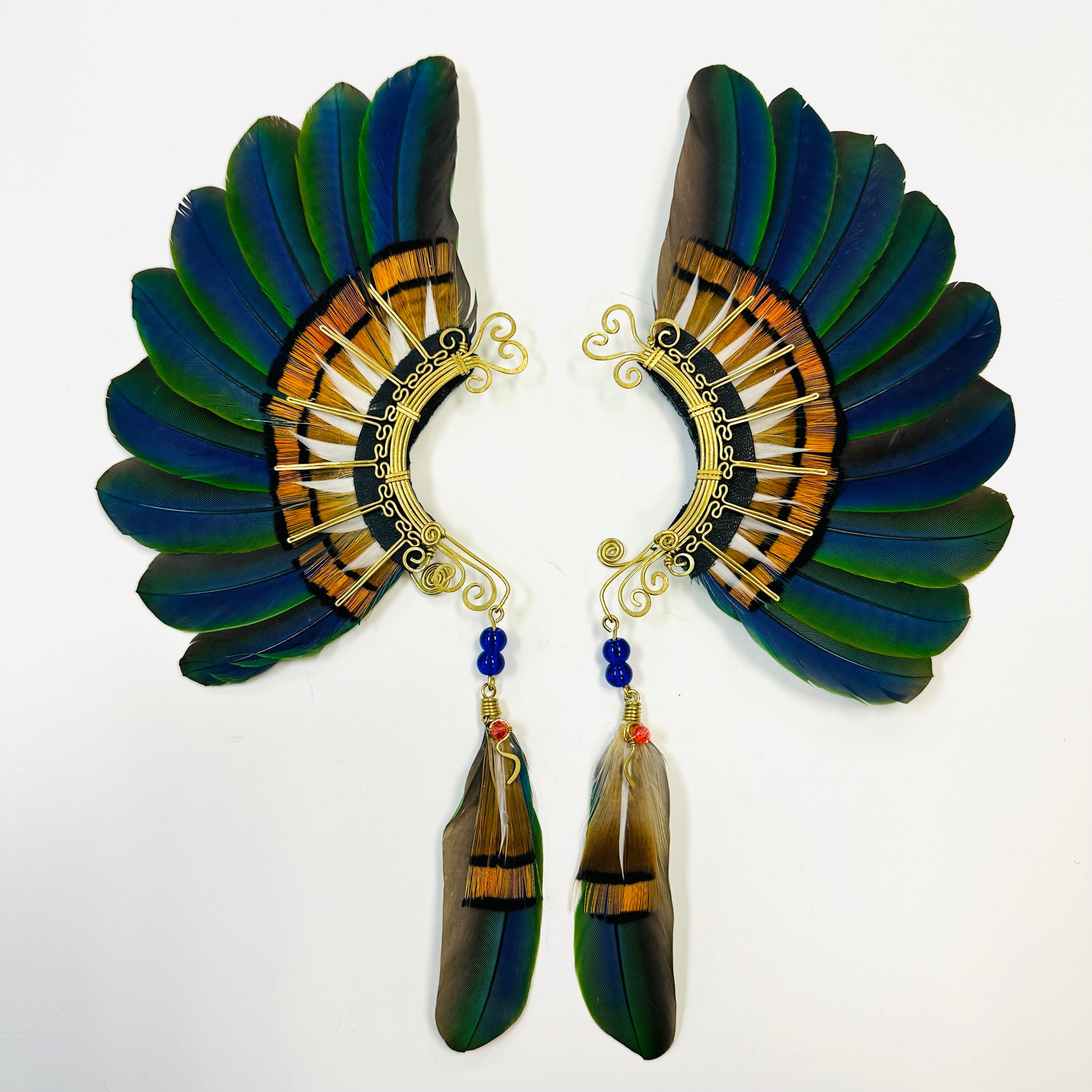 Feather wing cuff Earrings 1072