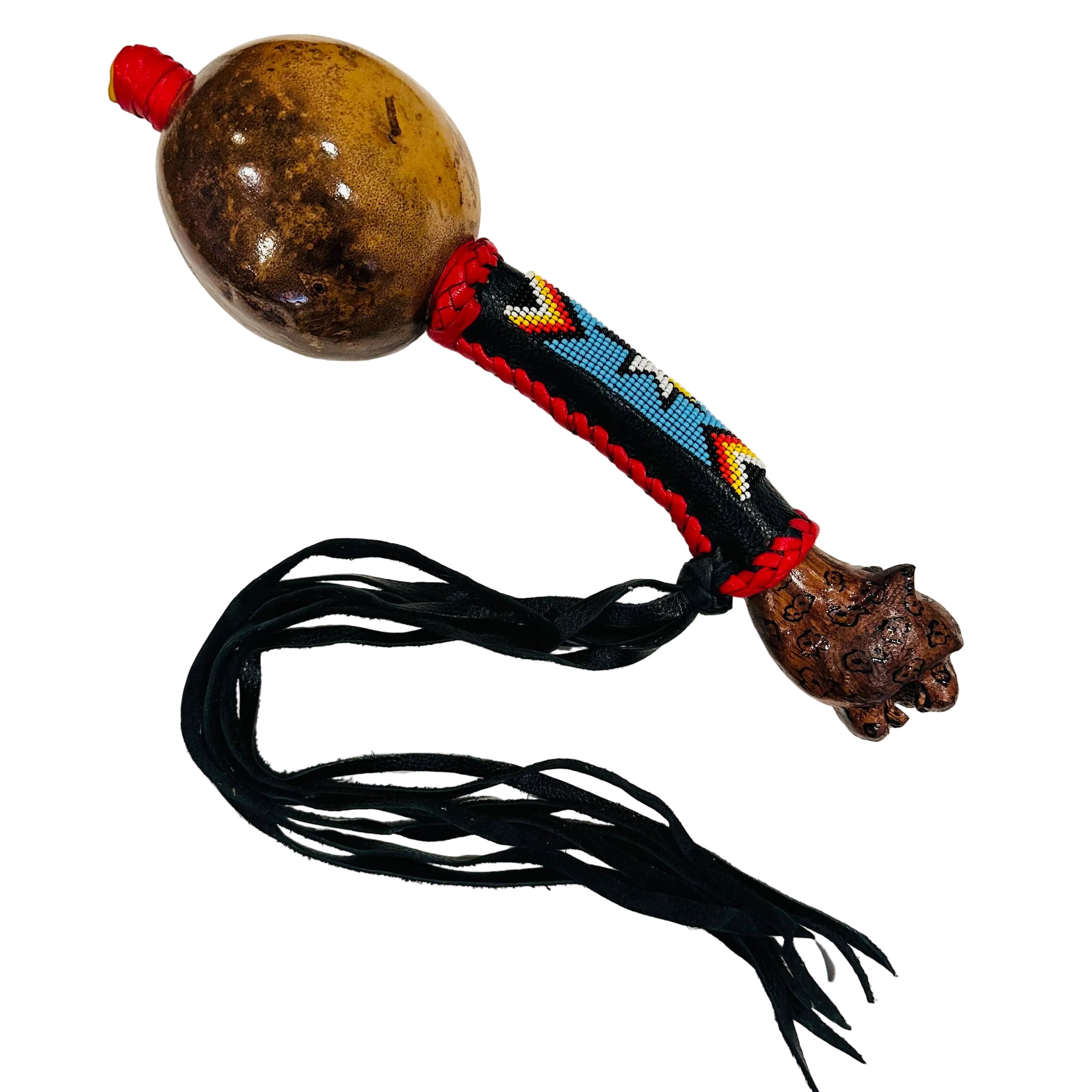 Dance - Gourd Sonaja (Rattle) - Beaded 4
