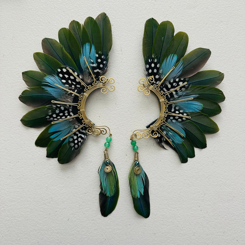 Feather wing cuff Earrings 959