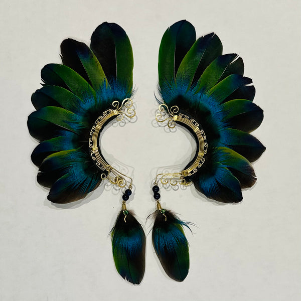 Feather wing cuff Earrings 1031