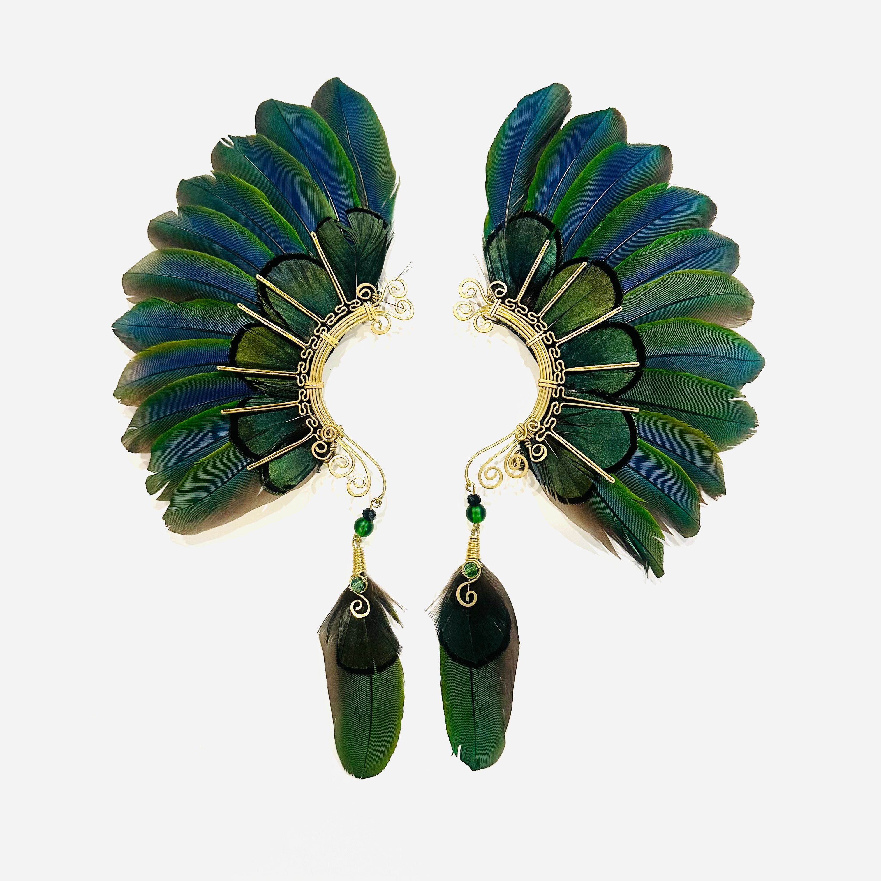 Feather wing cuff Earrings 1138