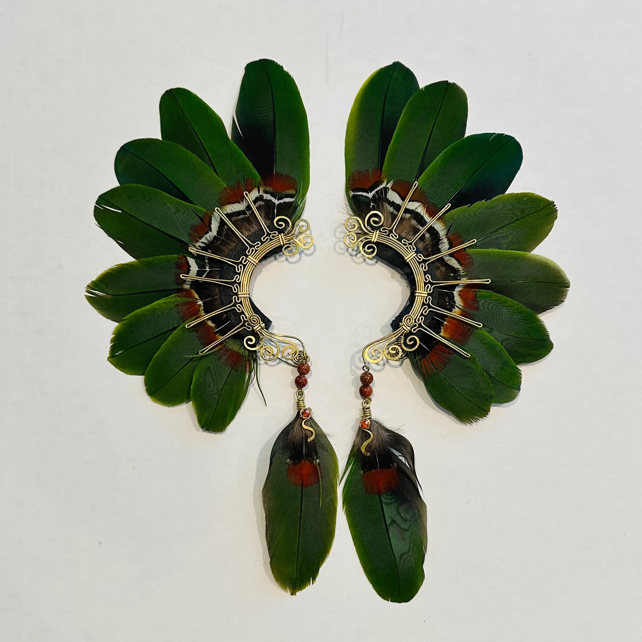 Feather wing cuff Earrings 1002