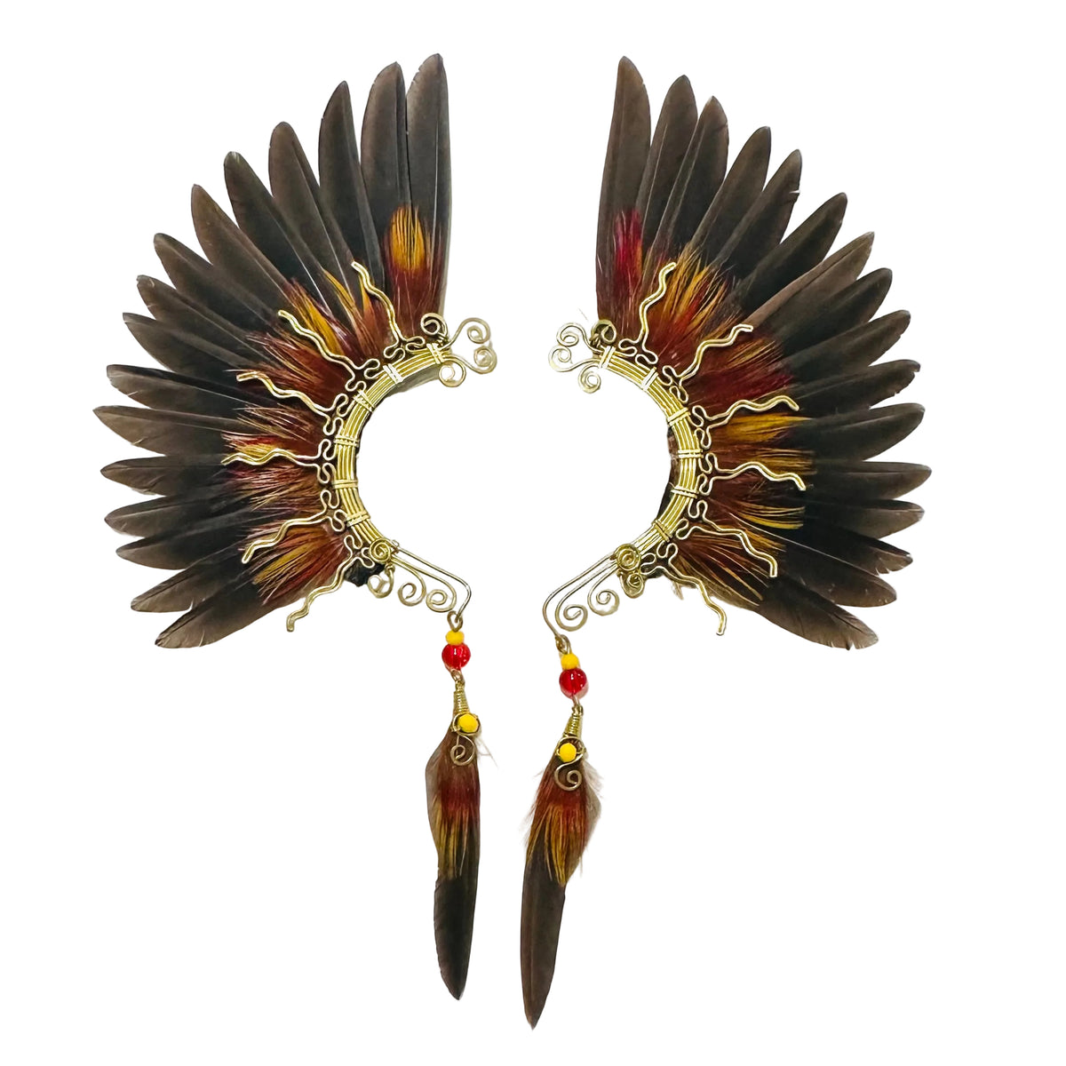 Feather wing cuff Earrings 1296