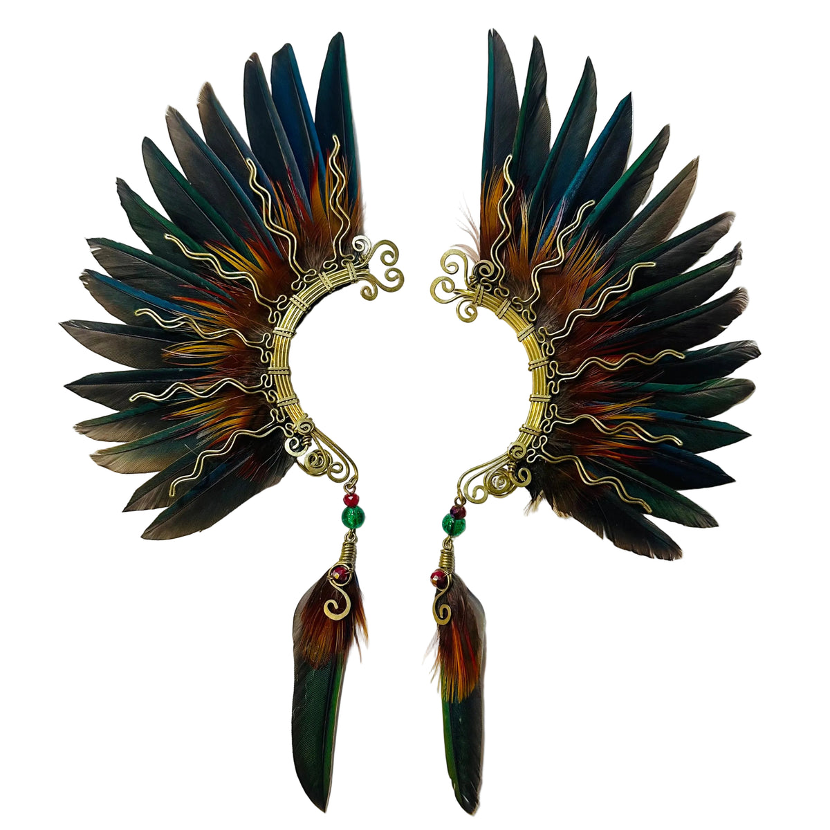 Feather wing cuff Earrings 1314