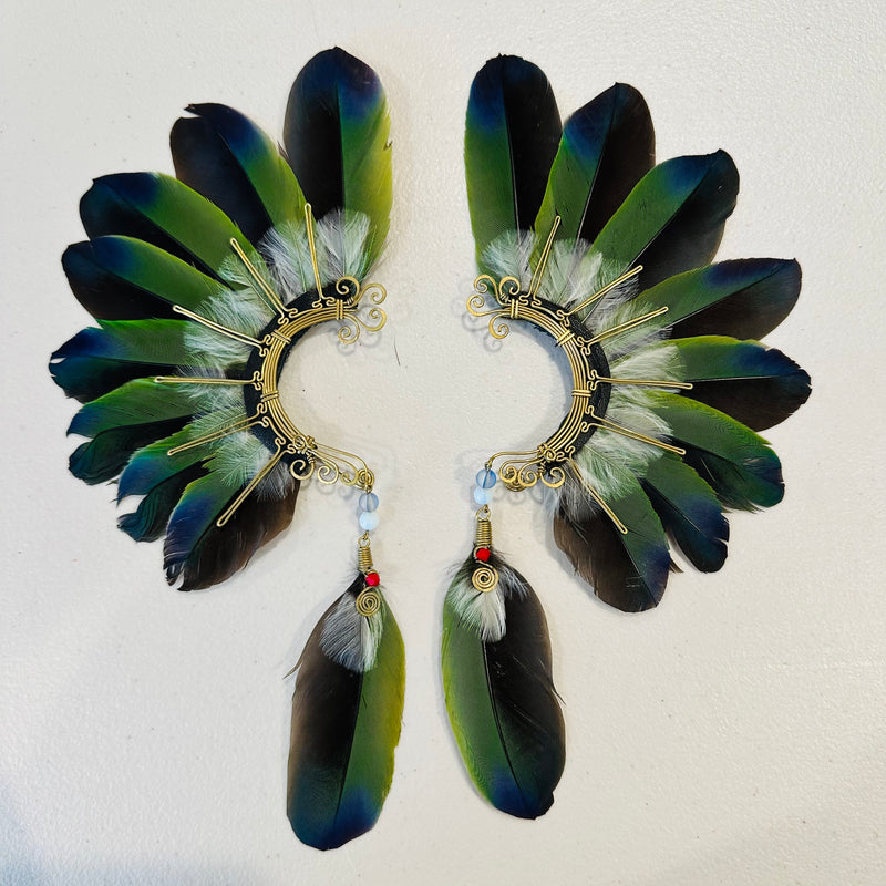 Feather wing cuff Earrings 905