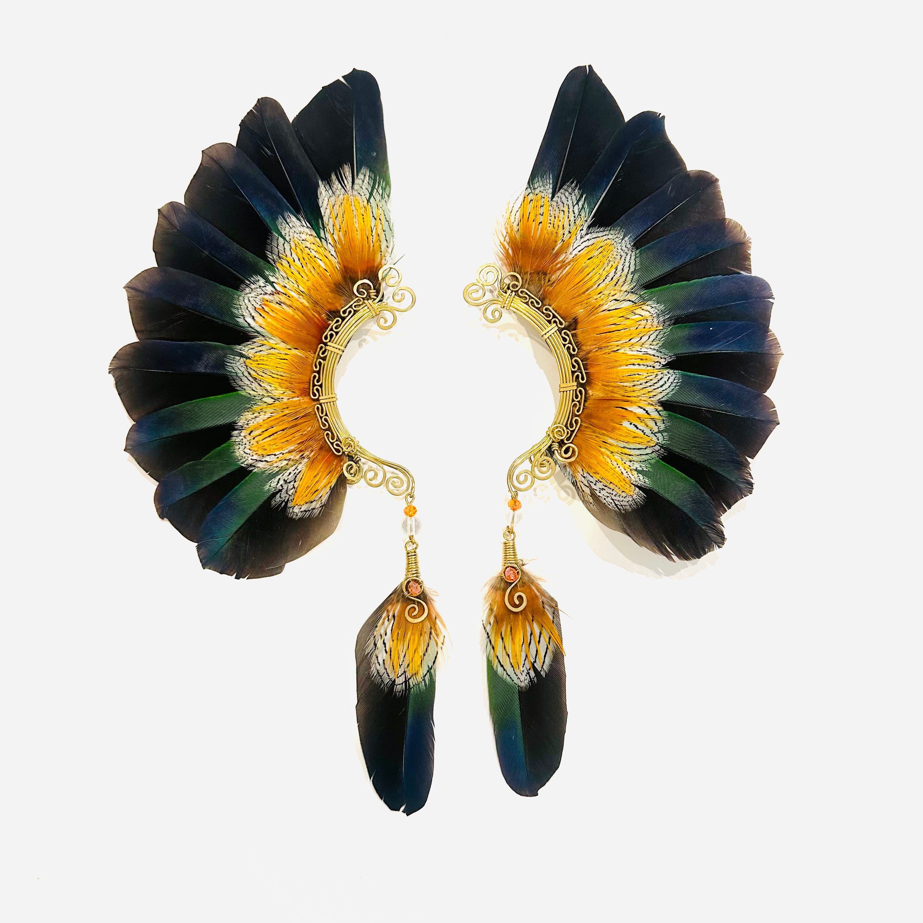 Feather wing cuff Earrings 1140