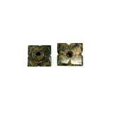 Earrings Jade plugs 18 mm