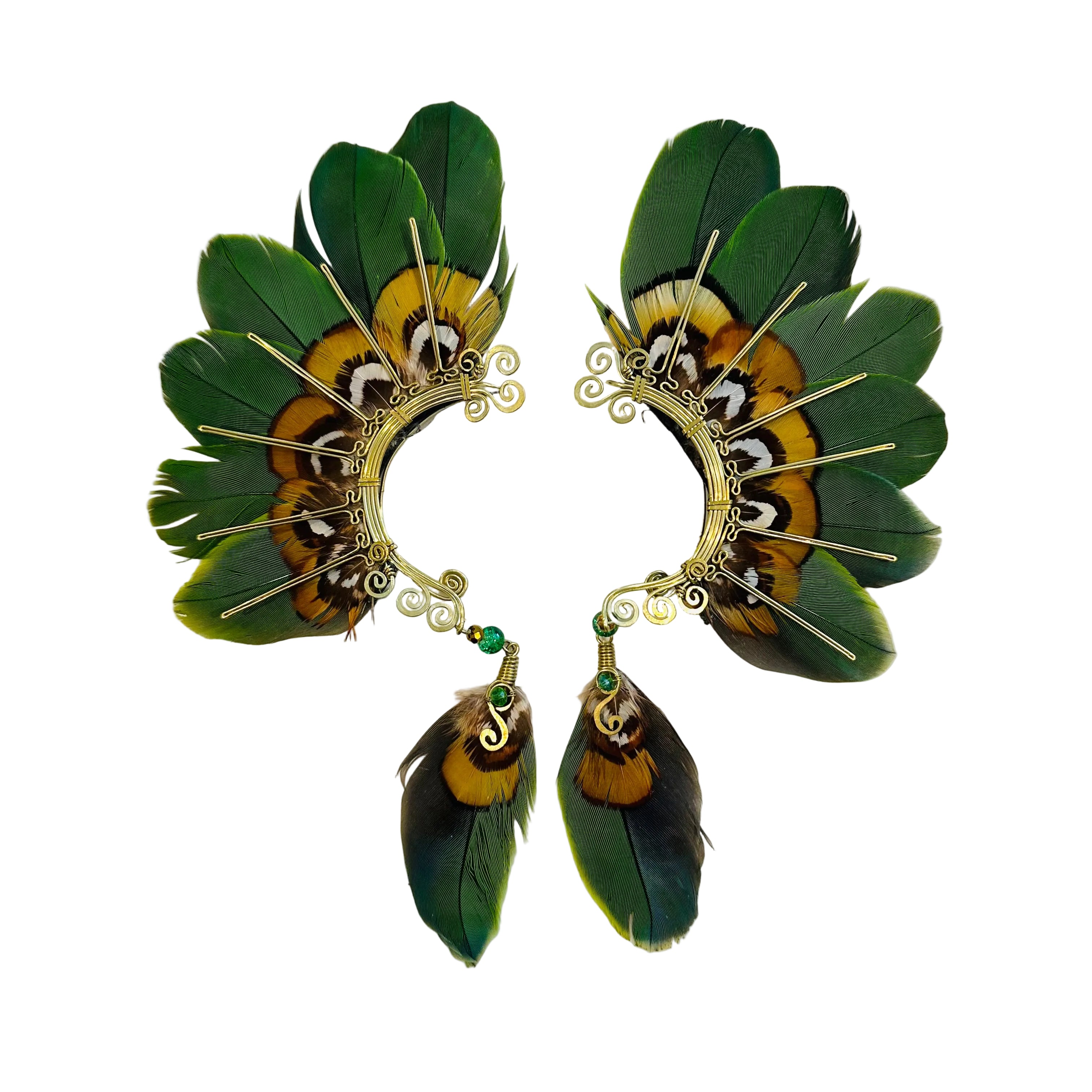 Feather wing cuff Earrings 1245