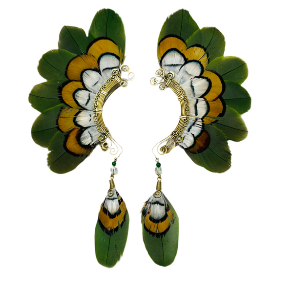 Feather wing cuff Earrings 1132
