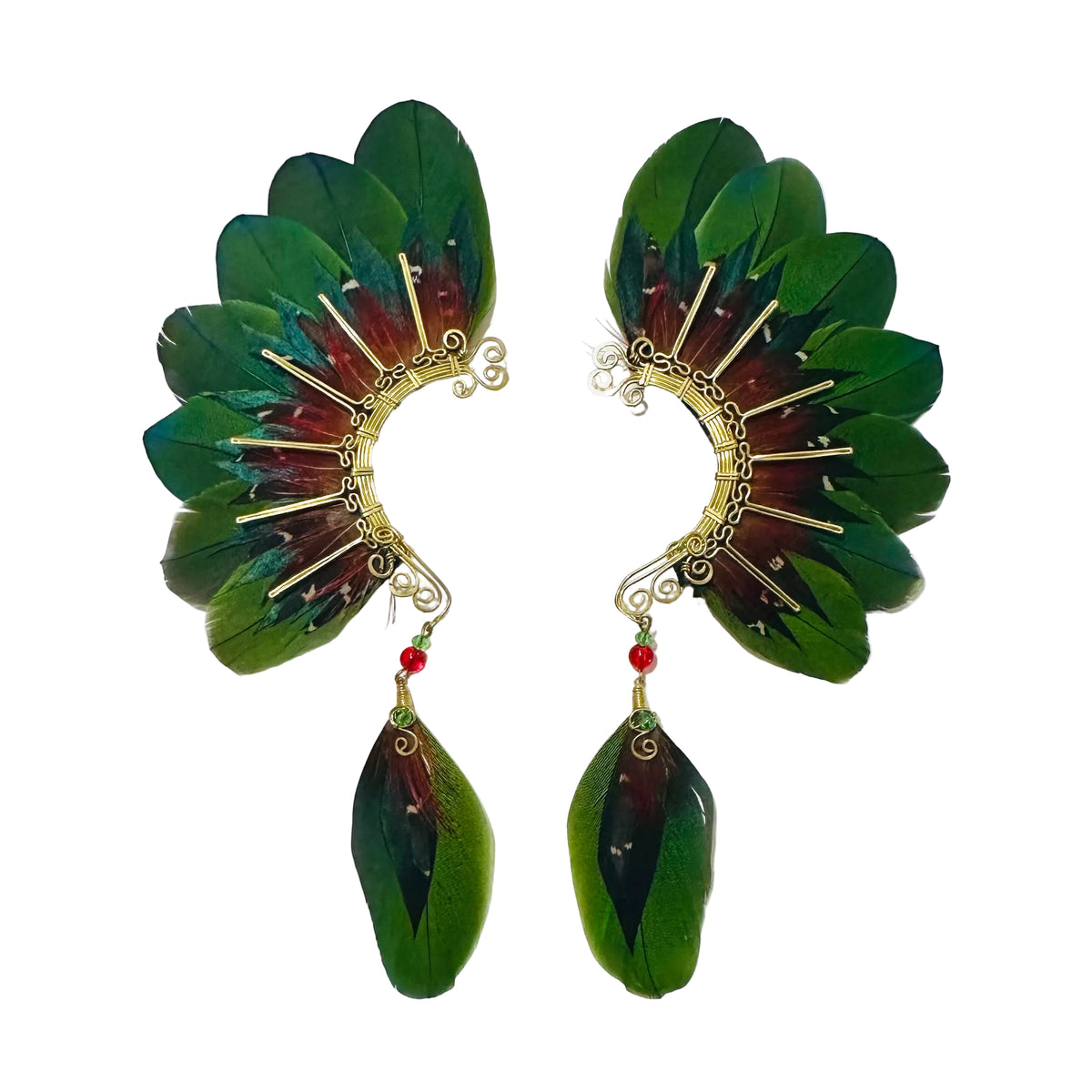 Feather wing cuff Earrings 1290