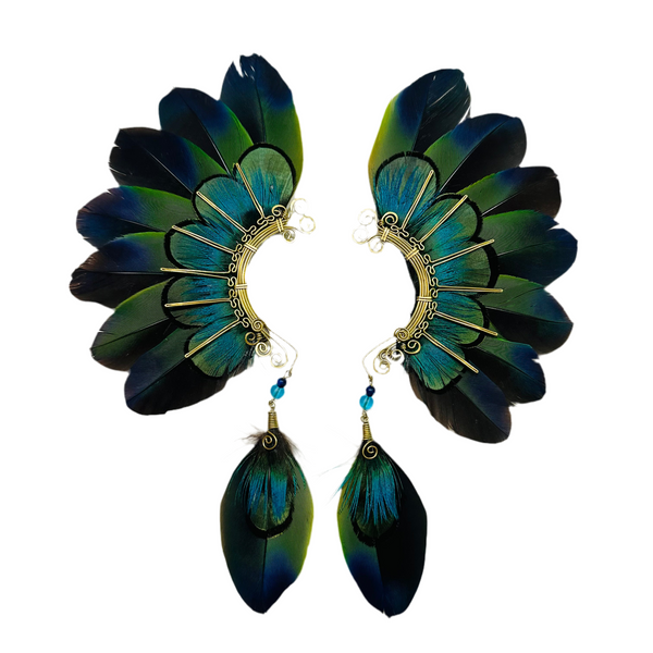 Feather wing cuff Earrings 1123