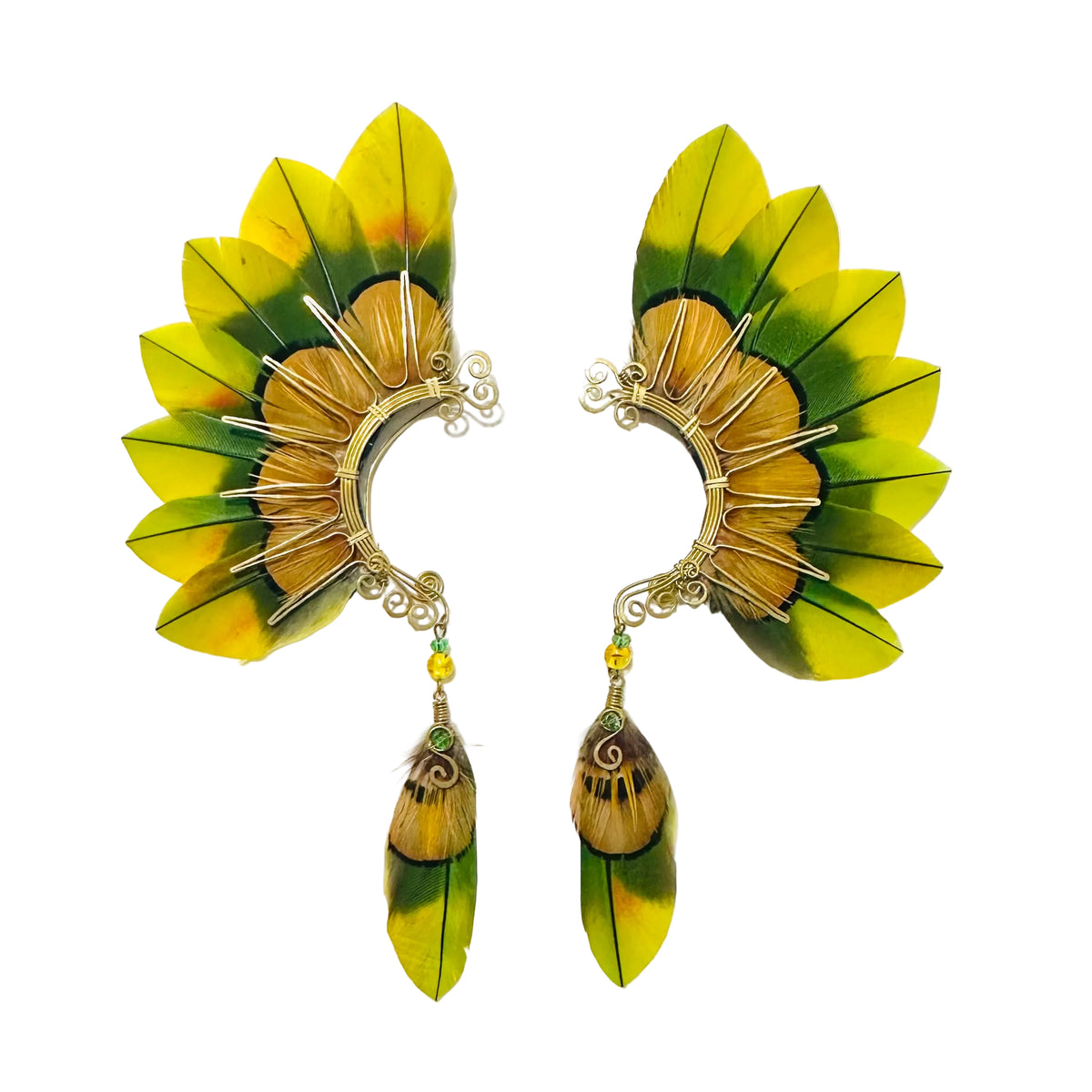 Feather wing cuff Earrings 1287