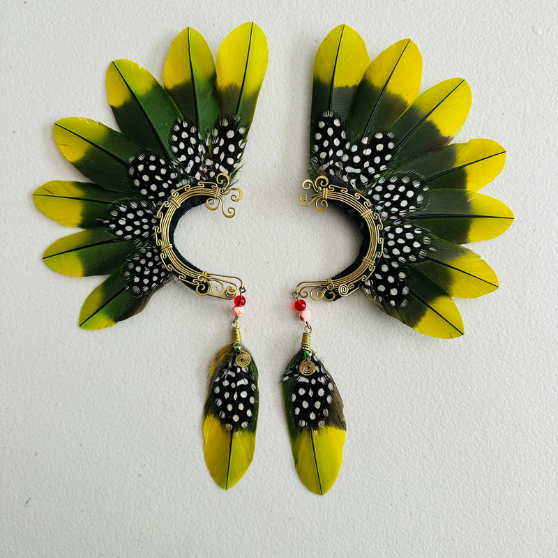 Feather wing cuff Earrings 940