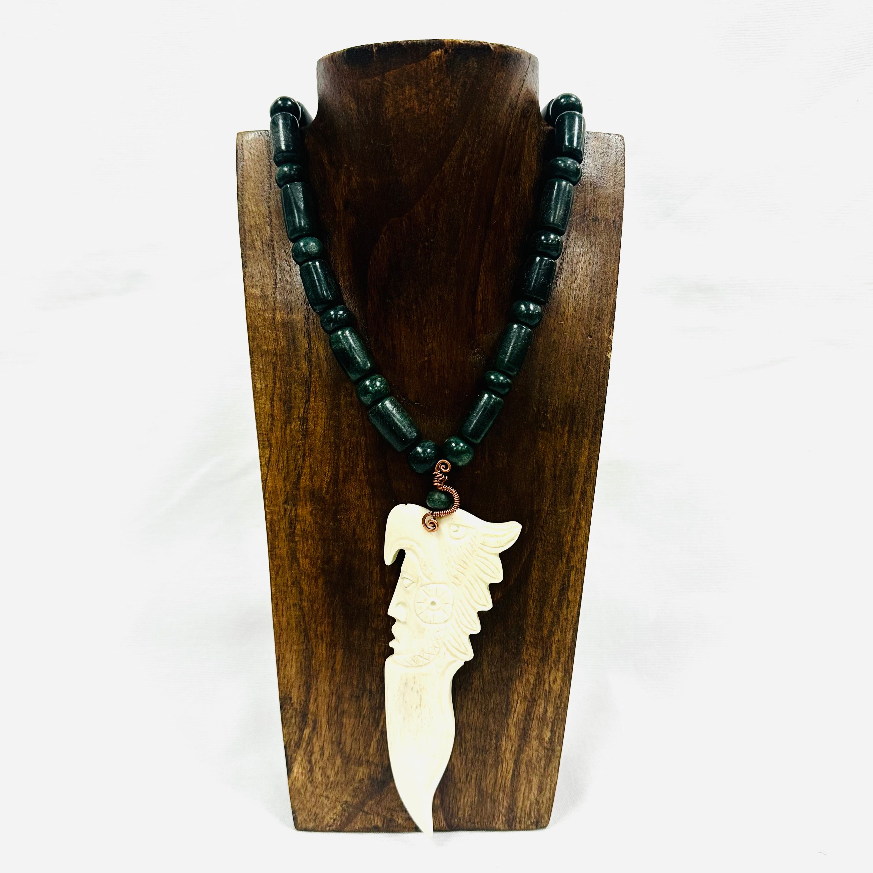 Necklace - Guatamala Jade Bone