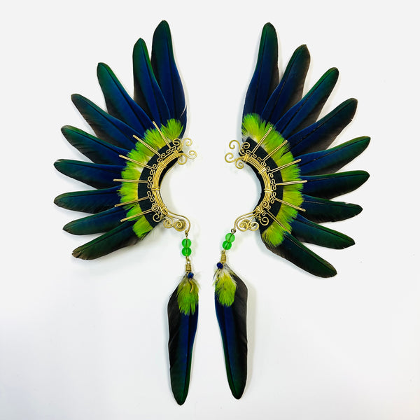Feather wing cuff Earrings 1056