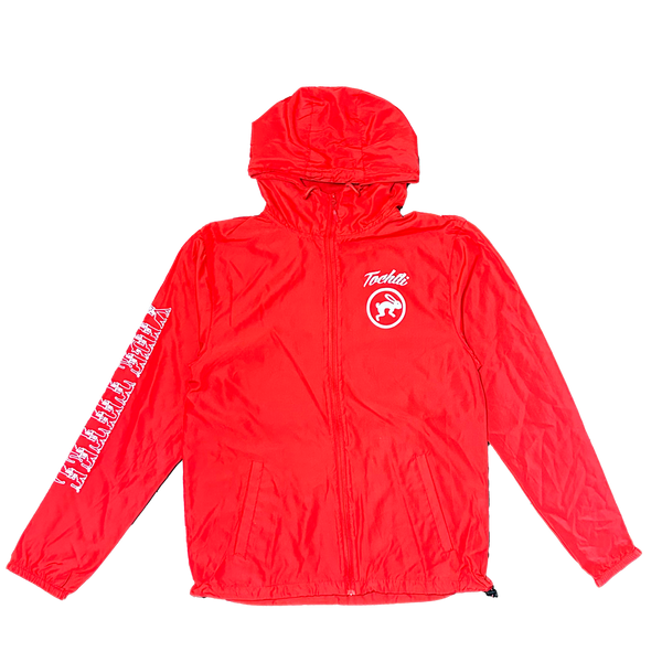 Windbreaker - Xipe Totec - Red - full zip