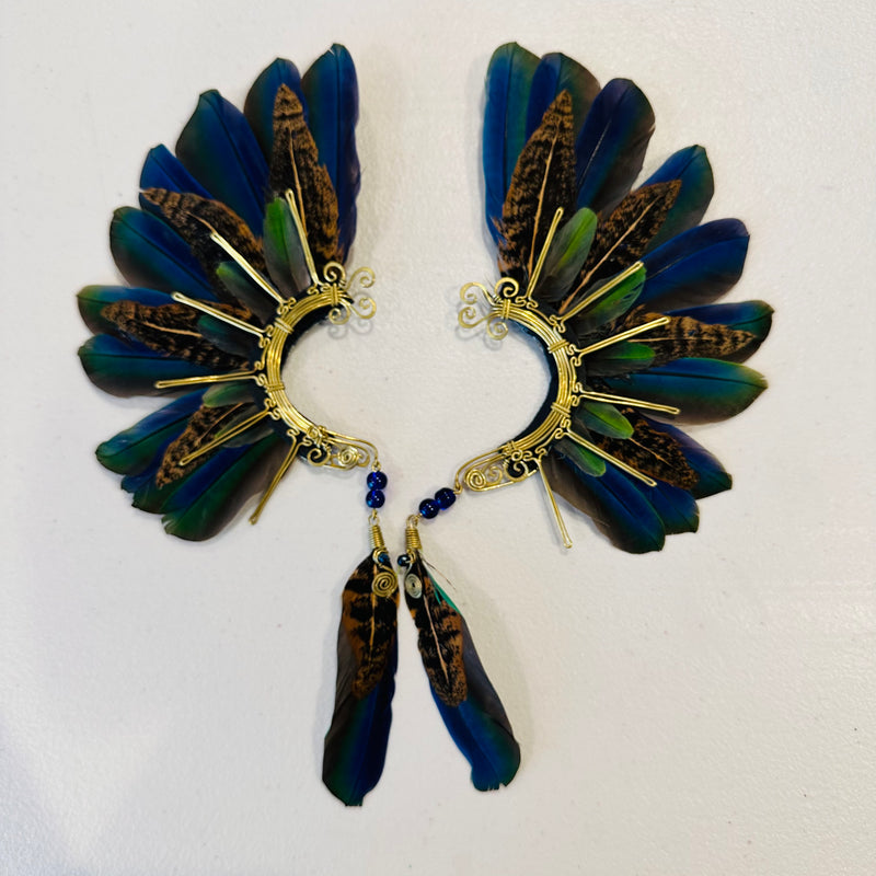 Feather wing cuff Earrings 895