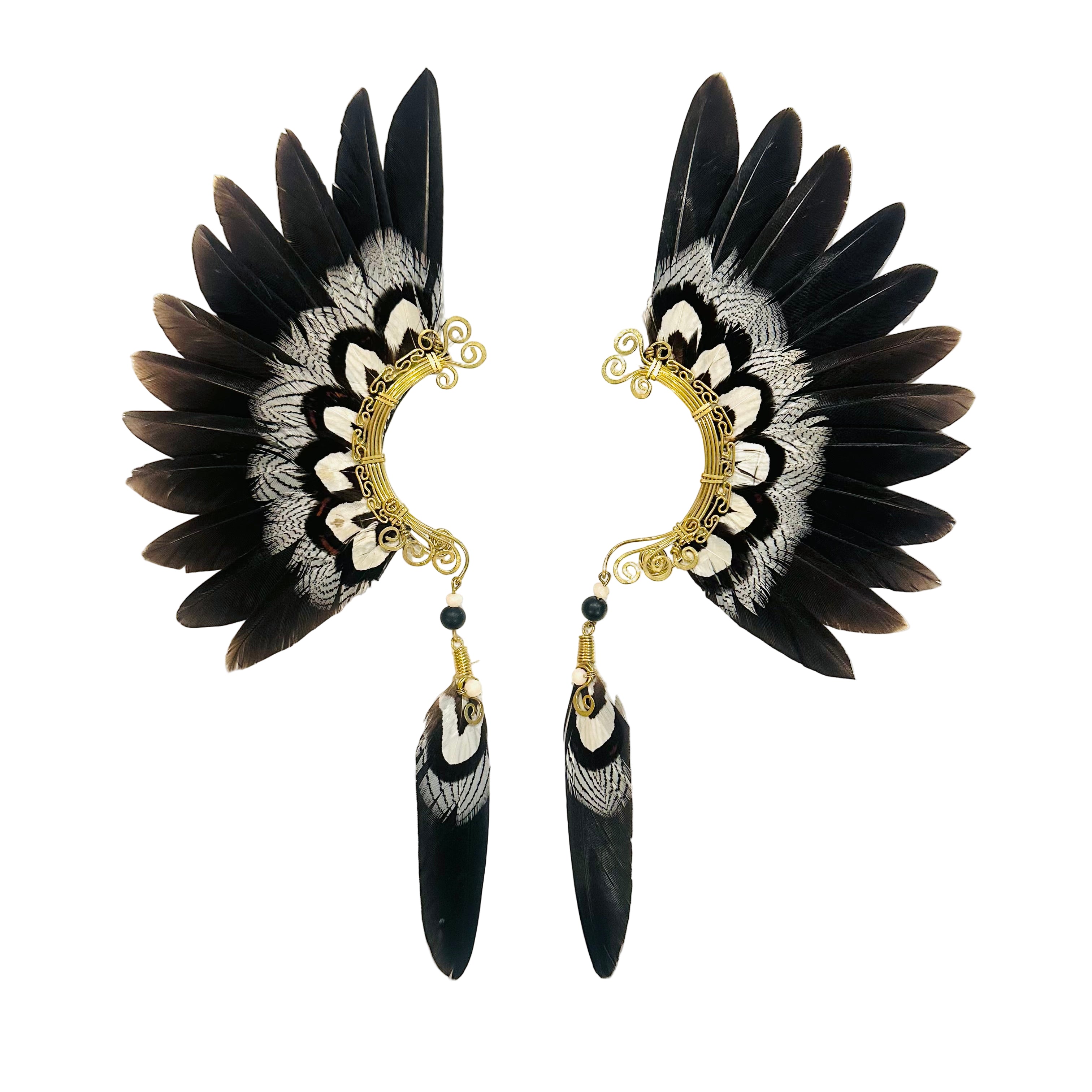 Feather wing cuff Earrings 1149