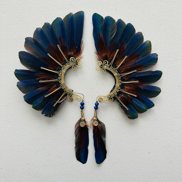 Feather wing cuff Earrings 970