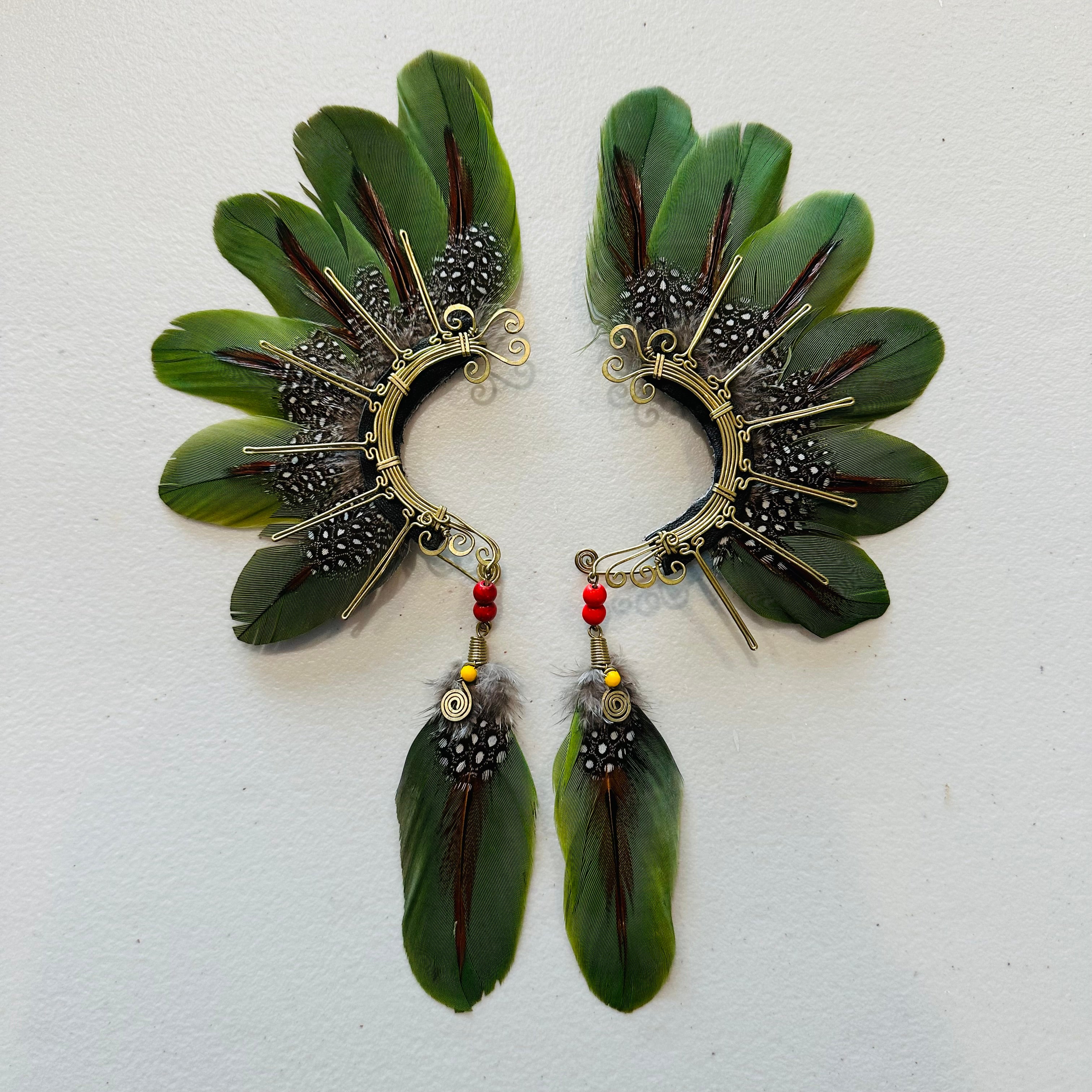 Feather wing cuff Earrings 975
