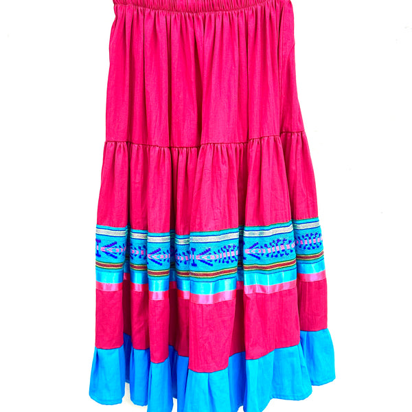 Skirt - Pink/Blue