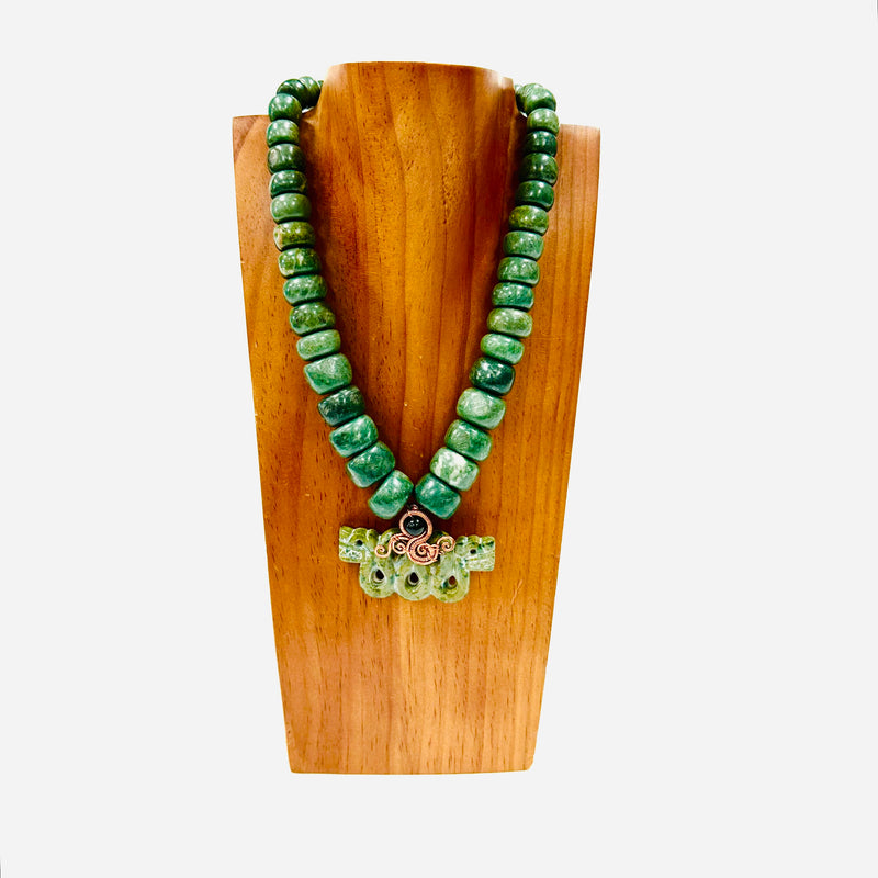 Necklace - Guatamala Jade Quetzalcoatl 61