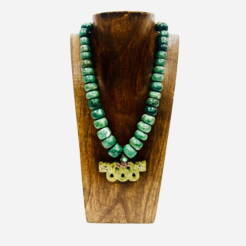 Necklace - Guatamala Jade Quetzalcoatl 57