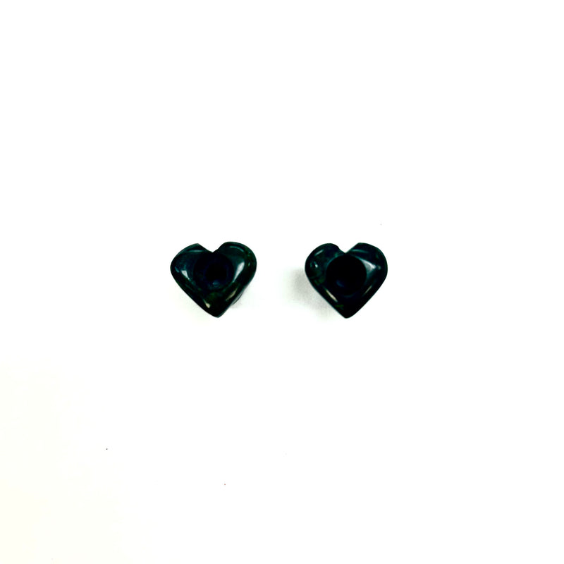 Earrings Jade plugs 10 mm